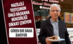 Nazillili tostçunun ünlü başkana benzerliği dikkat çekiyor!