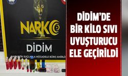 Didim'de 1 kilo sıvı yasaklı madde ele geçirildi