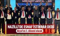 Esnaf istikrar dedi