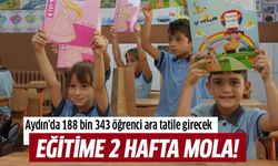 Aydın’da 188 bin 343 öğrenci ara tatile girecek