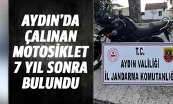 Çalınan motosiklet, 7 yıl sonra bulundu