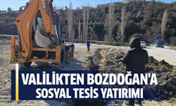 Valilikten Bozdoğan'a sosyal tesis yatırımı