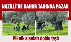 Nazilli’de bahar tadında pazar