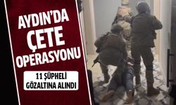 Aydın'da çete operasyonu!