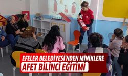 Efeler Belediyesi'nden miniklere afet bilinci eğitimi