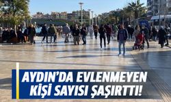 Aydın’da hiç evlenmeyen kişi sayısı şaşırttı!