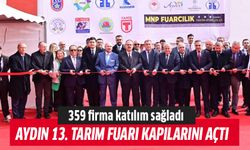 Aydın 13. Tarım Fuarı kapılarını açtı