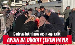 Aydın'da dikkat çeken hayır!