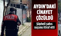 Aydın'daki cinayet çözüldü!