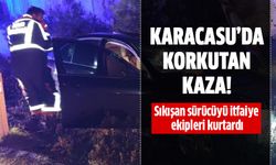 Karacasu'da korkutan kaza!