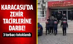 Karacasu'da 3 torbacı tutuklandı!