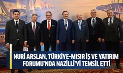 Nuri Arslan, Türkiye–Mısır İş ve Yatırım Forumu’nda Nazilli’yi temsil etti