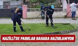 Nazilli’de parklar bahara hazırlanıyor