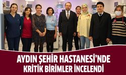 Aydın Şehir Hastanesi’nde kritik birimler incelendi