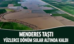 Menderes taştı!
