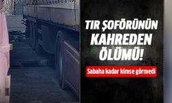 Tır şoförünün kahreden ölümü!