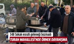 Turan Mahallesi’nde örnek dayanışma