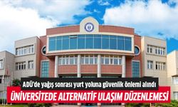 Üniversitede alternatif ulaşım düzenlemesi