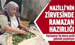 Nazilli’nin zirvesinde Ramazan hazırlığı