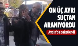 On üç suçtan aranan şahıs Aydın'da yakalandı