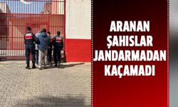 Aydın'da aranan şahıslar jandarmadan kaçamadı!