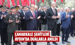 Çanakkale şehitleri Aydın'da dualarla anıldı