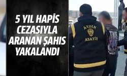 Hakkında 5 yıl 20 gün hapis cezası bulunan şahıs yakayı ele verdi