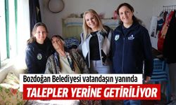 Bozdoğan’da ihtiyaç sahibi vatandaşların talepleri yerine getiriliyor
