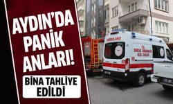 Aydın'da panik anları!