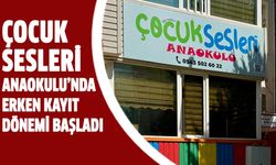 Çocuk Sesleri Anaokulu'nda erken kayıt dönemi başladı!