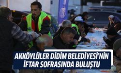 Akköylüler, Didim Belediyesi’nin iftar sofrasında buluştu