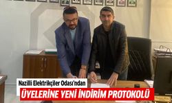 Nazilli Elektrikçiler Odası’ndan üyelerine yeni indirim protokolü