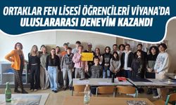 Ortaklar Fen Lisesi öğrencileri Viyana'da uluslararası deneyim kazandı