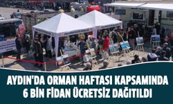 Aydın'da 6 bin fidan ücretsiz dağıtıldı