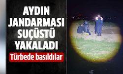 Aydın jandarması suçüstü yakaladı!