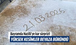 Bayramda Nazilli’ye kar sürprizi!