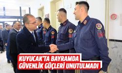 Kuyucak'ta bayramda güvenlik güçleri unutulmadı