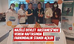 Nazilli Devlet Hastanesi’nde verem haftasında farkındalık standı açıldı