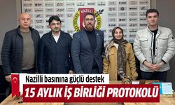 Nazilli basınına güçlü destek