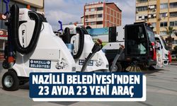 Nazilli Belediyesi’nden 23 ayda 23 yeni araç