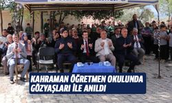 Kahraman öğretmen okulunda gözyaşları ile anıldı