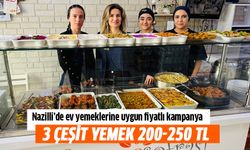 Nazilli’de ev yemeklerine uygun fiyatlı kampanya