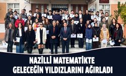 Nazilli matematikte geleceğin yıldızlarını ağırladı