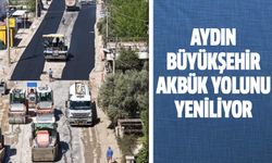 Aydın Büyükşehir Akbük yolunu yeniliyor