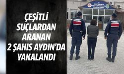 Çeşitli suçlardan aranan 2 şahıs Aydın'da yakalandı