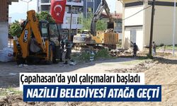 Çapahasan’da yol çalışmaları başladı