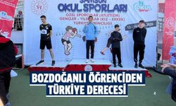 Bozdoğanlı öğrenciden Türkiye derecesi