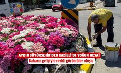 Aydın Büyükşehir’den Nazilli’de yoğun mesai