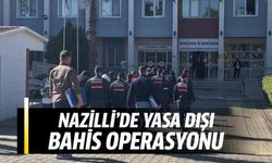 Nazilli'de yasa dışı bahis operasyonu!