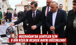Bozdoğan’da şehitler için 8 bin kişilik Keşkek Hayrı düzenlendi